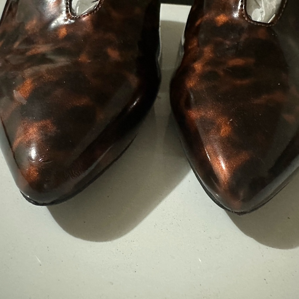 Jeffrey Campbell Tortoise Shell Mules - Picture 3 of 4